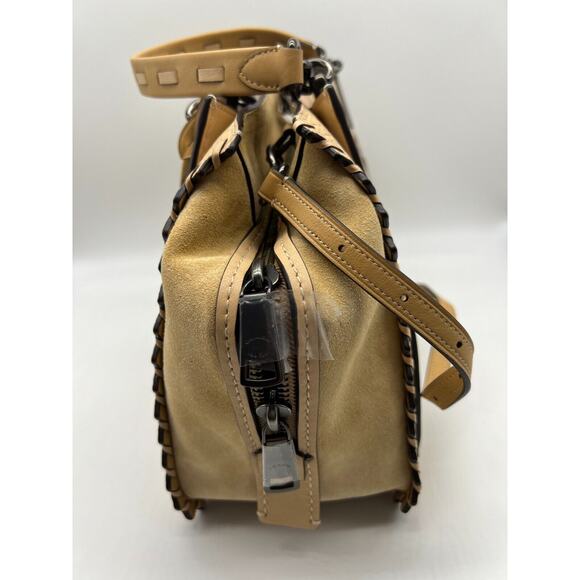 Coach Dreamer 36 In Colorblock With Whipstitch Ivory Multi/Pewter 69613 NWT - Picture 5 of 12